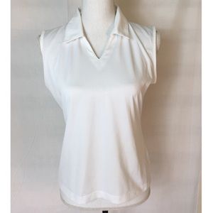 NIKE GOLF Collared Perforated Sides Tank